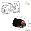 Amazon Cross-border 210D Oxford fabric outdoor Lawn mower rain cover, Green lawn mower dust cover Specification image